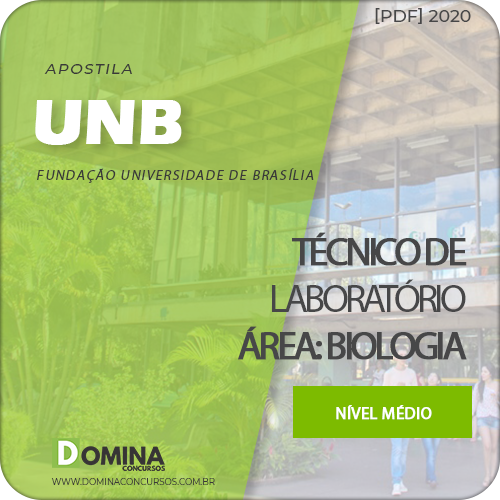 Apostila UnB 2020 Técnico de Laboratório Área Biologia