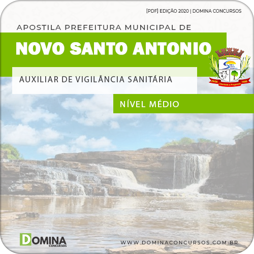 Apostila Pref Novo Santo Antonio PI 2020 Aux Vigilância Sanitária