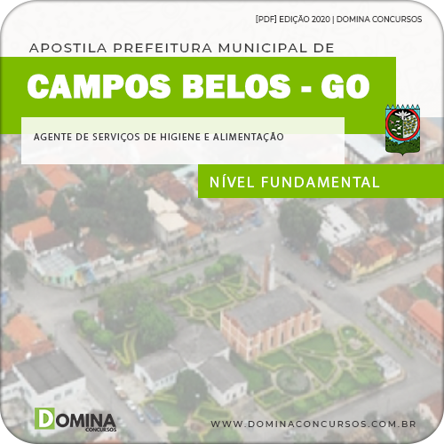 Apostila Campos Belos 2020 Agente Higiene Alimentação