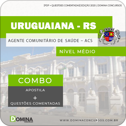 Apostila Uruguaiana RS 2020 Agente Comunitário Saúde