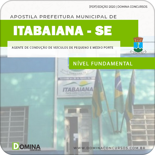 Apostila Itabaiana SE 2020 Agente de Condução de Veículos
