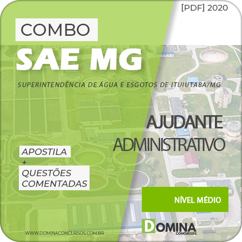 Apostila Concurso SAE MG 2020 Ajudante Administrativo