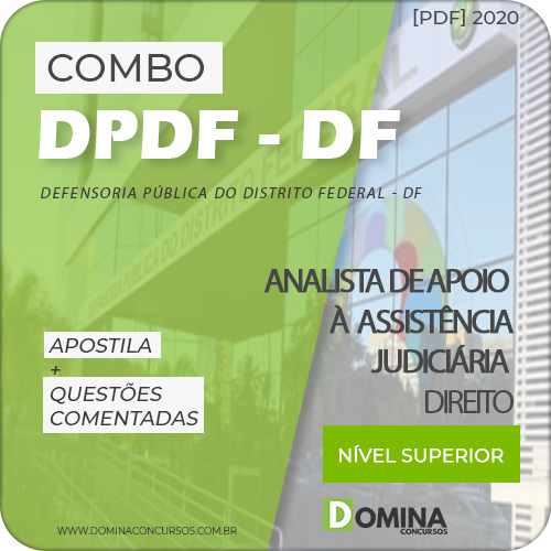 Apostila Concurso DPDF 2020 Analista Direito e Legislação