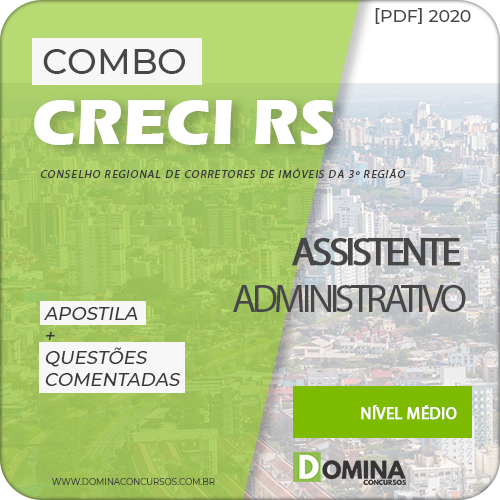 Apostila Concurso CRECI RS 2020 Assistente Administrativo