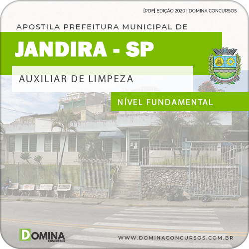 Apostila Concurso Pref Jandira SP 2020 Auxiliar de Limpeza