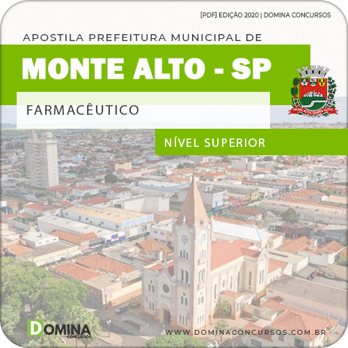 Apostila Concurso Pref Monte Alto SP 2020 Farmacêutico