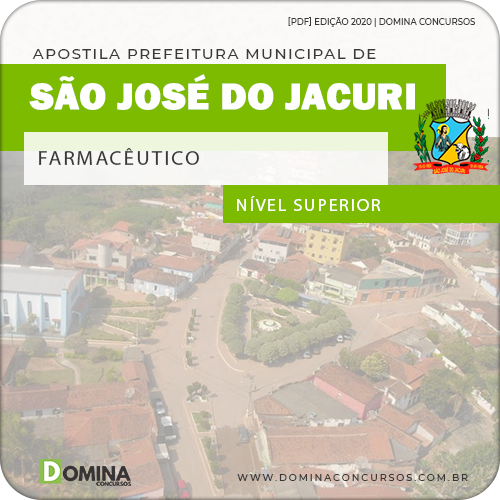 Apostila Concurso Pref São José Jacuri MG 2020 Farmacêutico