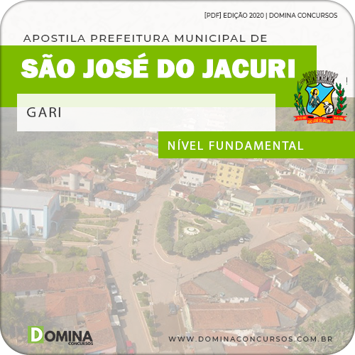 Apostila Concurso Pref São José Jacuri MG 2020 Gari