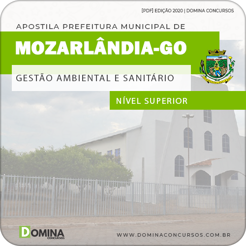Apostila Pref Mozarlândia GO 2020 Gestão Ambiental Sanitário