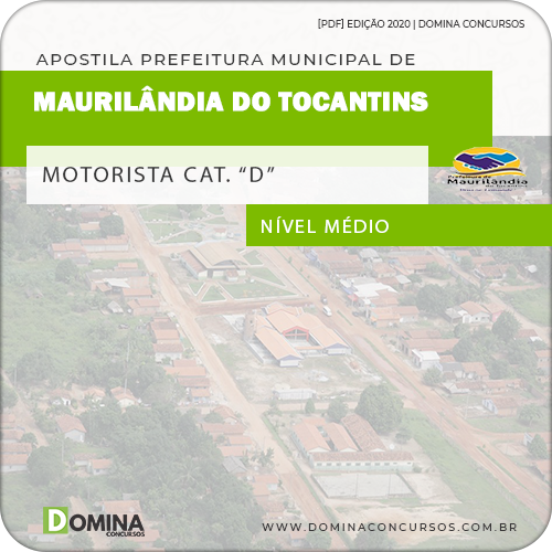 Apostila Concurso Maurilândia TO 2020 Motorista CAT D