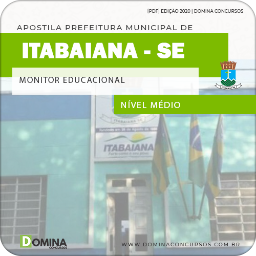 Capa Concurso Itabaiana SE 2020 Monitor Educacional