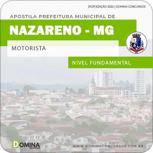 Apostila Concurso Pref Nazareno MG 2020 Motorista