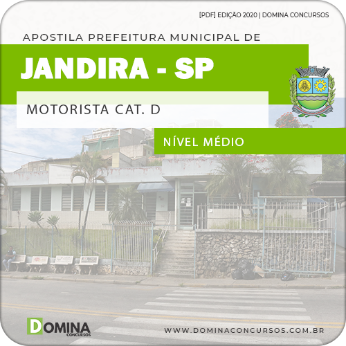 Apostila Concurso Pref Jandira SP 2020 Motorista Cat D
