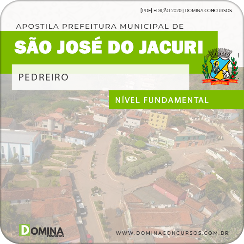 Apostila Concurso Pref São José Jacuri MG 2020 Pedreiro