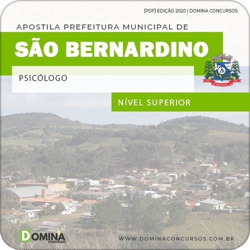 Apostila Concurso São Bernardino SC 2020 Psicólogo