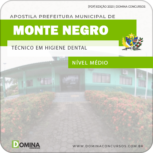 Apostila Monte Negro RO 2020 Técnico em Saúde Bucal