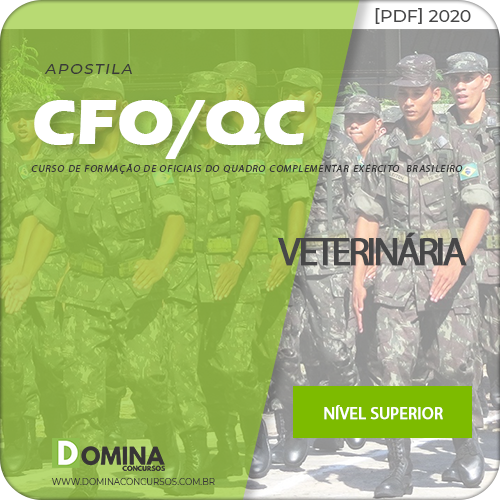 Apostila Concurso EsFCEx CFO-QC Exército 2021 Veterinária