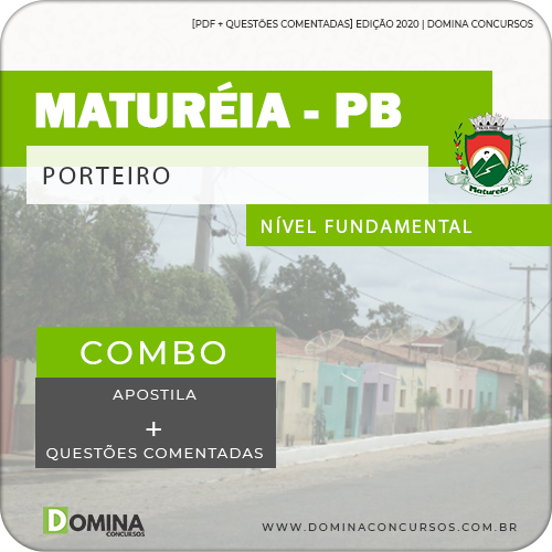 Apostila Concurso Público Pref Maturéia PB 2020 Porteiro