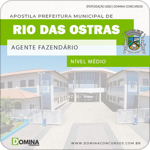 Concurso Rio das Ostras RJ 2020 Agente Fazendário