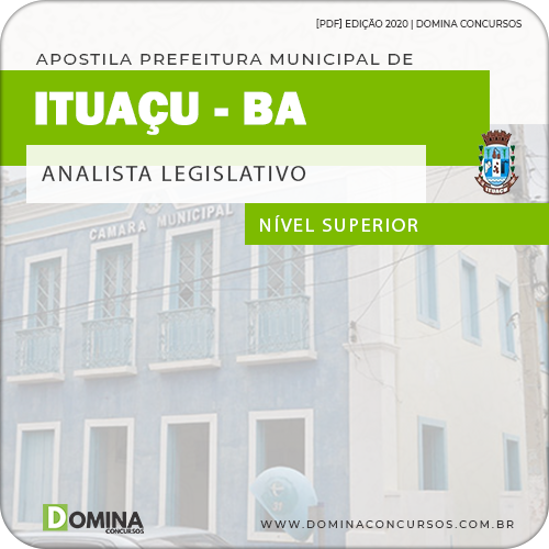 Apostila Concurso Câmara Ituaçu BA 2020 Analista Legislativo
