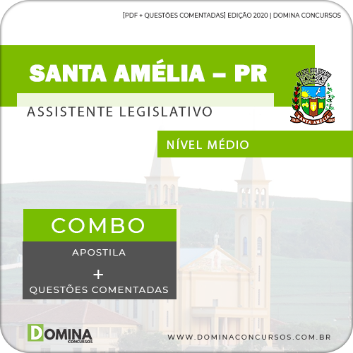 Apostila Câmara Santa Amélia PR 2020 Assistente Legislativo