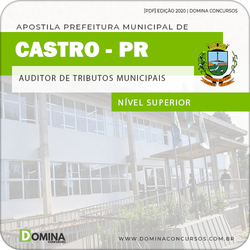 Apostila Castro PR 2020 Auditor de Tributos Municipais