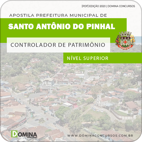 Apostila Santo Antônio do Pinhal SP 2020 Controlador de Patrimônio
