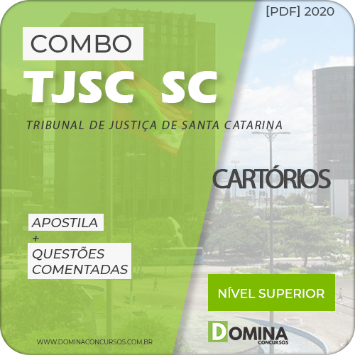 Apostila Concurso TJ SC 2020 Cartórios de Santa Catarina