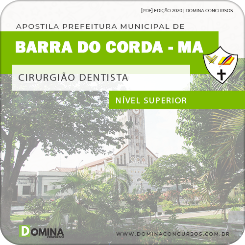 Apostila Concurso Pref Barra Corda MA 2020 Cirurgião Dentista