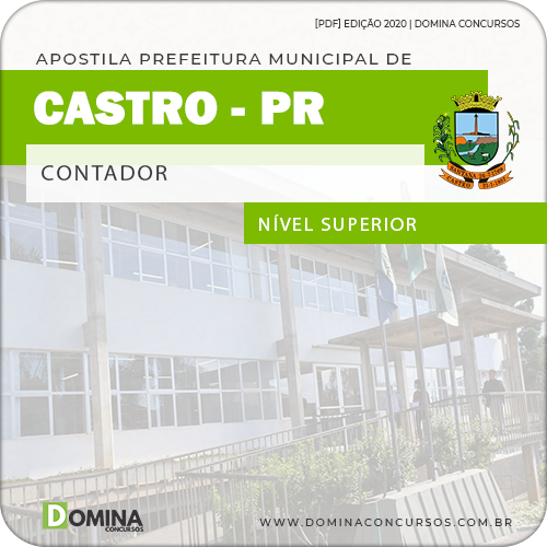 Apostila Concurso Prefeitura Castro PR 2020 Contador