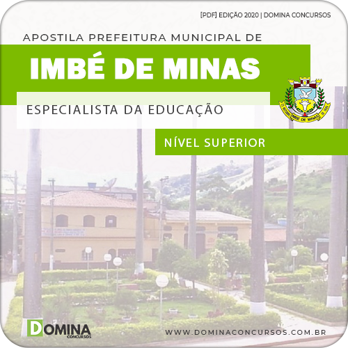 Apostila Imbé de Minas MG 2020 Especialista da Educação