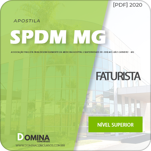 Apostila Concurso SPDM MG 2020 Faturista Consesp