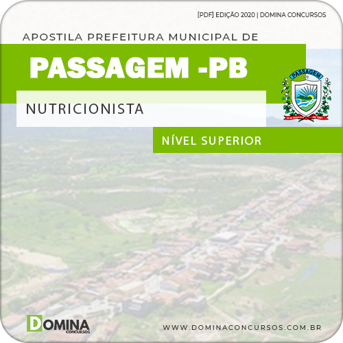 Apostila Concurso Passagem PB 2020 Nutricionista