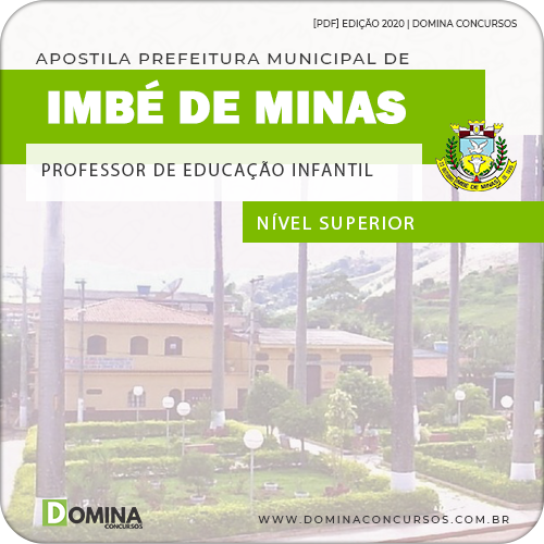 Apostila Imbé de Minas MG 2020 Professor de Educação Infantil
