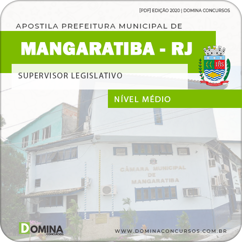 Apostila Câmara Mangaratiba RJ 2020 Supervisor Legislativo