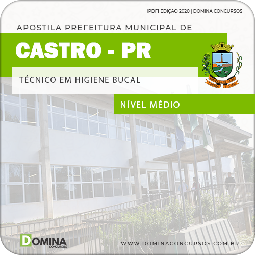Apostila Concurso Castro PR 2020 Técnico em Higiene Bucal