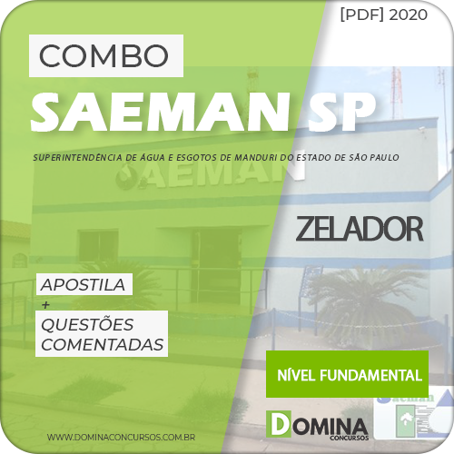Apostila Concurso SAEMAN SP 2020 Zelador