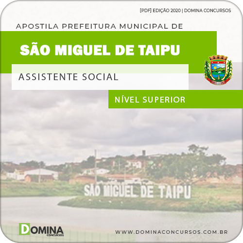 Apostila São Miguel de Taipu PB 2020 Assistente Social