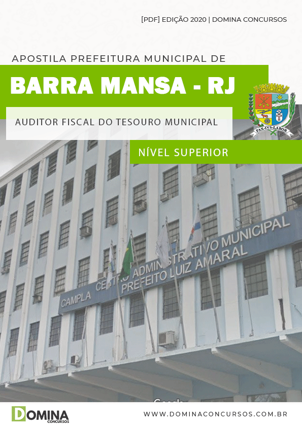 Apostila Barra Mansa RJ 2020 Auditor Fiscal Tesouro Municipal