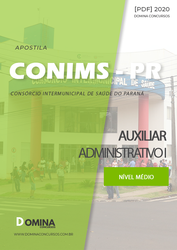 Apostila CONIMS PR 2020 Auxiliar Administrativo I