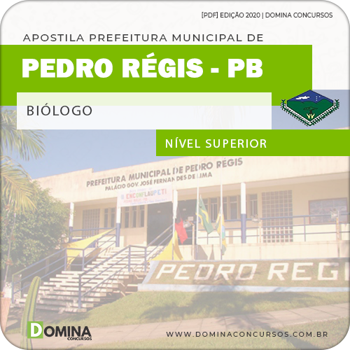 Apostila Concurso Pref Pedro Régis PB 2020 Biólogo
