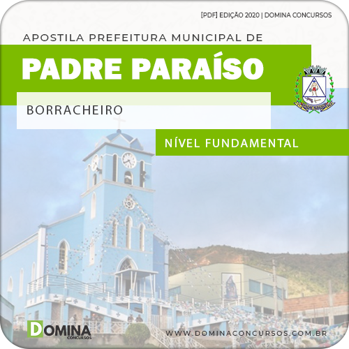 Apostila Concurso Pref Padre Paraíso MG 2020 Borracheiro
