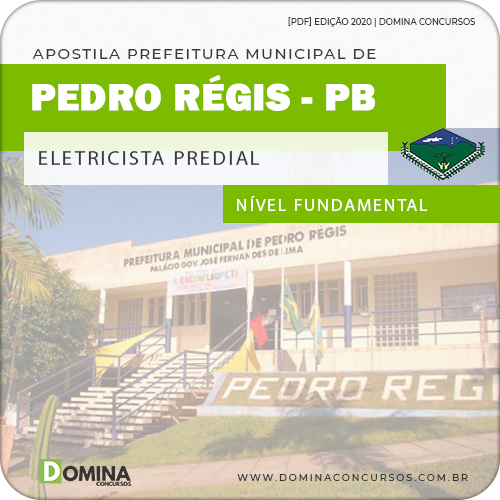 Apostila Concurso Pref Pedro Régis PB 2020 Eletricista Predial