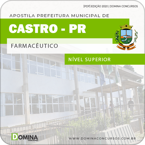 Apostila Concurso Prefeitura Castro PR 2020 Farmacêutico