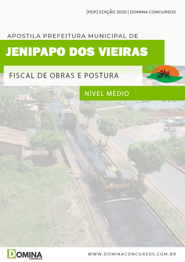 Apostila Jenipapo Vieiras MA 2020 Fiscal de Obras e Posturas