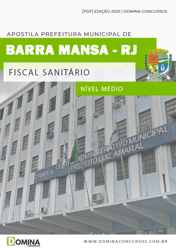 Apostila Concurso Barra Mansa RJ 2020 Fiscal Sanitário