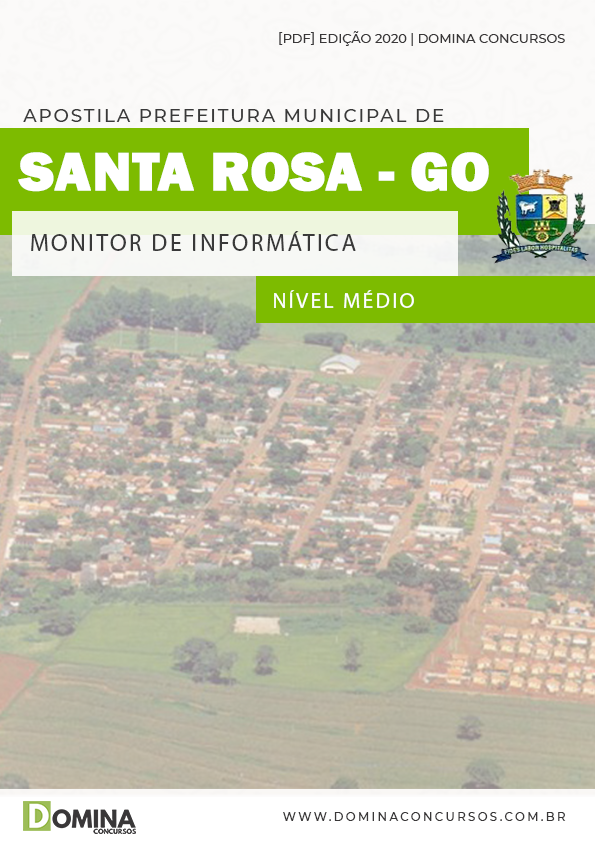 Apostila Pref Santa Rosa GO 2020 Monitor de Informática
