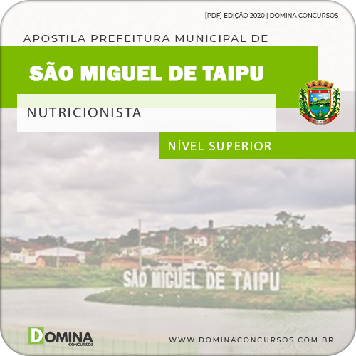 Apostila Pref São Miguel de Taipu PB 2020 Nutricionista