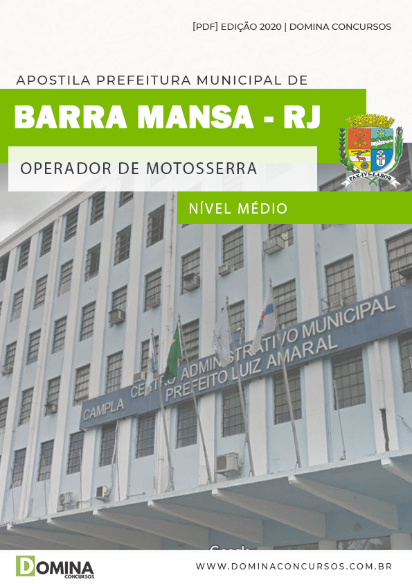 Apostila Pref Barra Mansa RJ 2020 Operador de Motosserra