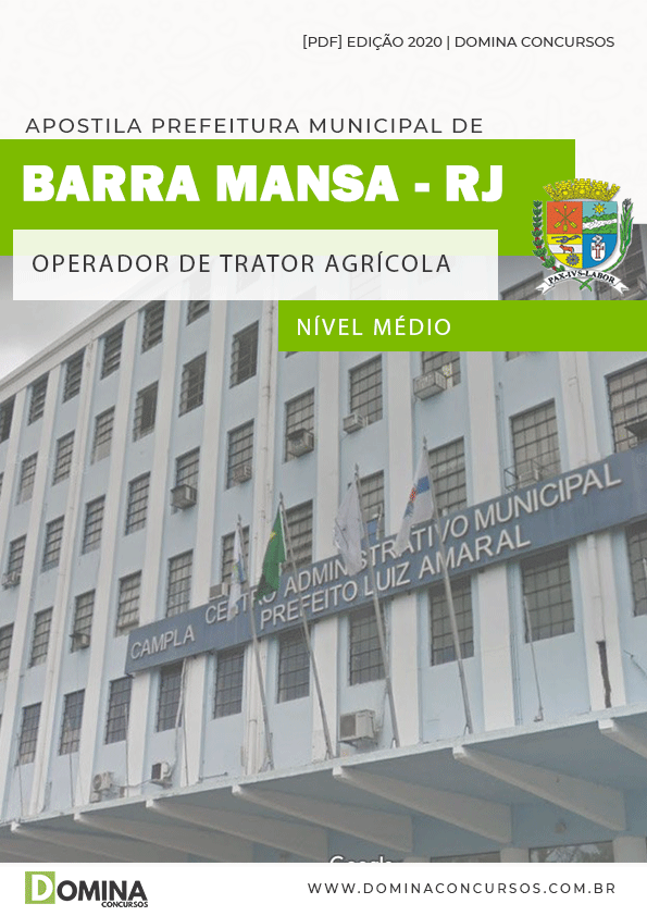Apostila Pref Barra Mansa RJ 2020 Operador Trator Agrícola